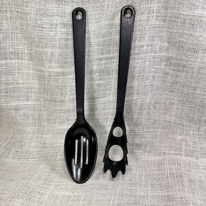 Tailor Made Products Black Nylon Slotted Spoon & Pasta Server USA Elroy WI